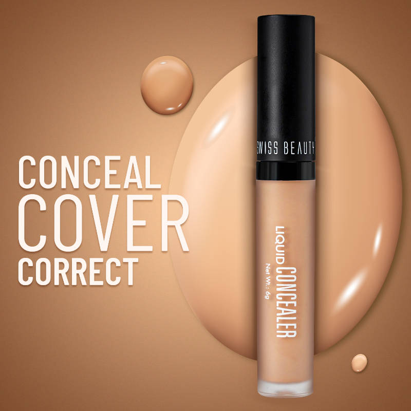 Full Coverage Liquid Concealer With Jojoba Oil | E20 - view 90