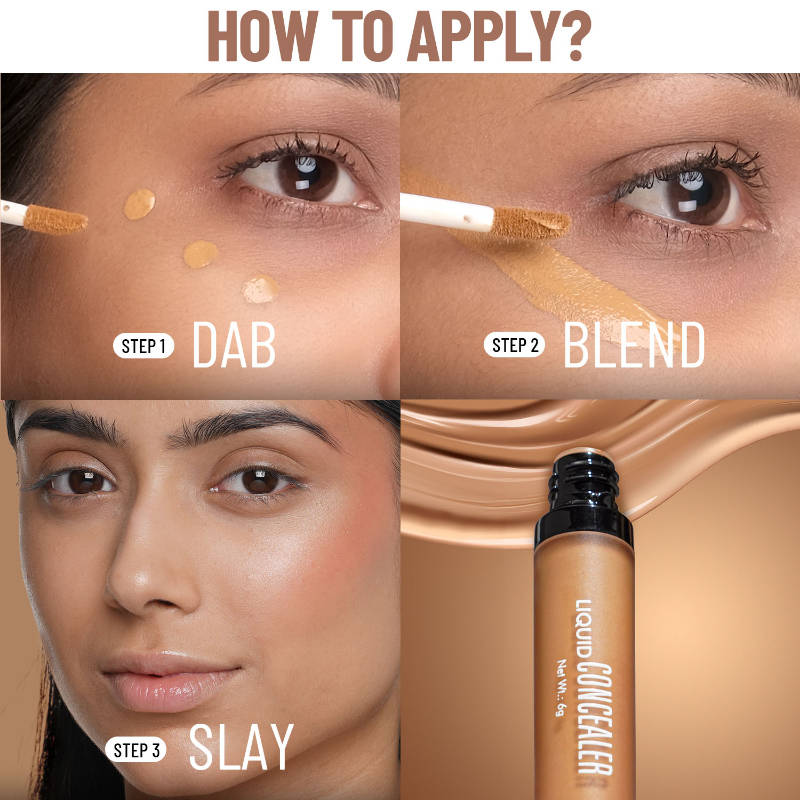 Full Coverage Liquid Concealer With Jojoba Oil | E20 - view 50