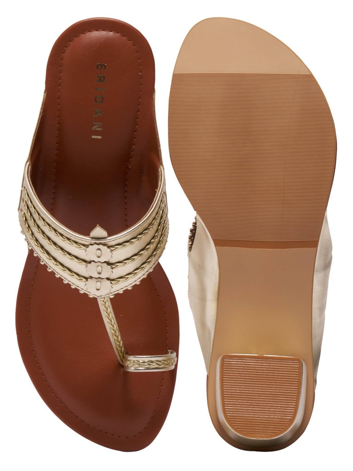 Nargis Kolhapuri Heels Gold | H78 - view 5