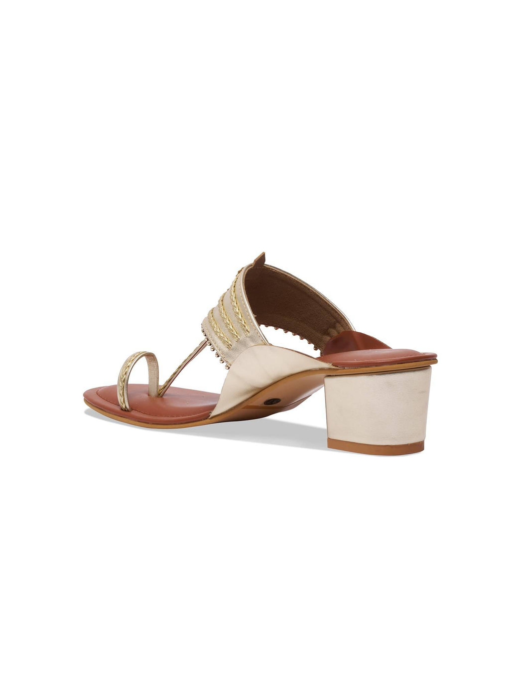 Nargis Kolhapuri Heels Gold | H78 - view 6