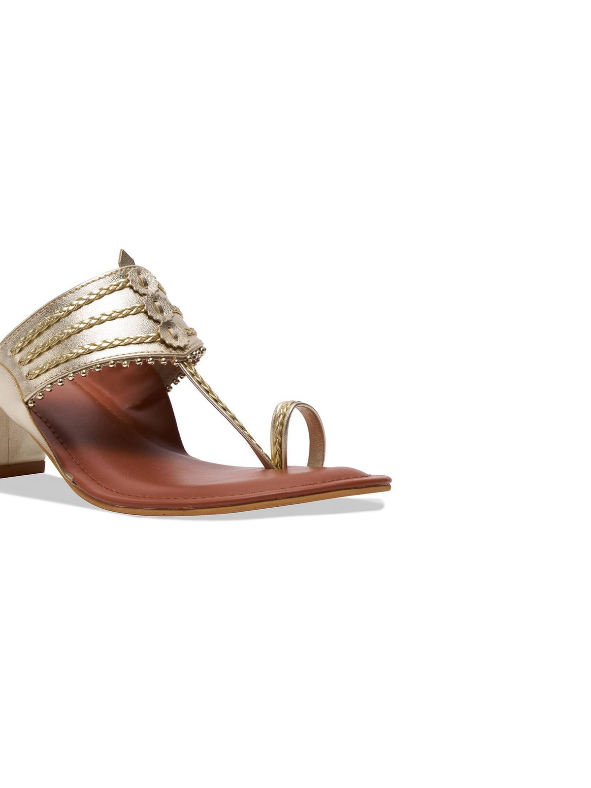 Nargis Kolhapuri Heels Gold | H78 - view 7