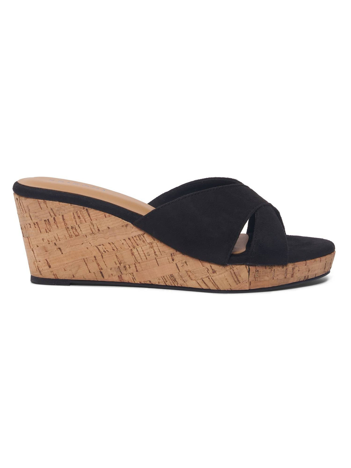Acaciaa Criss-Cross Strap Wedges Black | H78 - view 4
