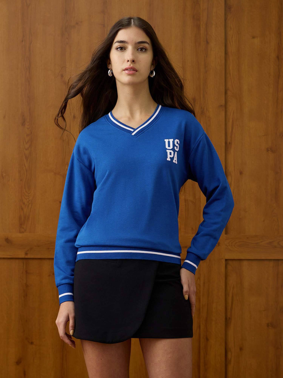 Regular Fit Solid Sweatshirt | HD56 - view 1