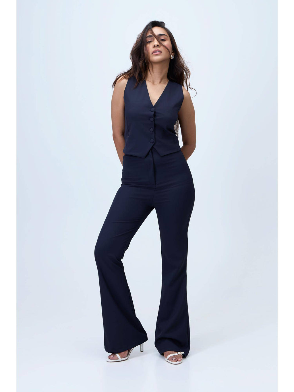 Solid Formal Waistcoat Black | JC78 - view 12