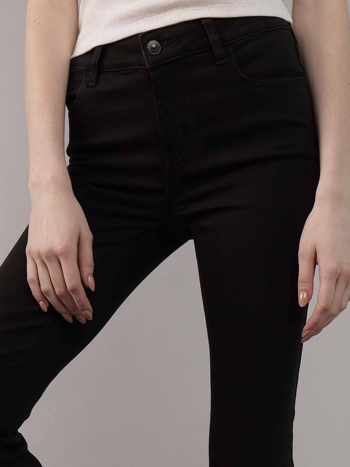 Women Black Low Rise Kick Boot Jeans | BT10 - view 3