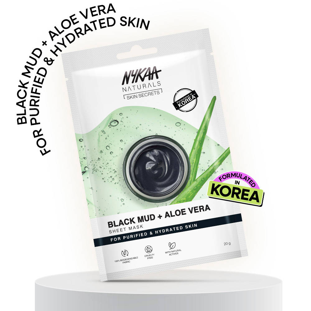 Nykaa Green Tea + Aloe Vera Sheet Mask For Hydrated Skin - Formulated in Korea - For All Skin Types | FC3 - view 31