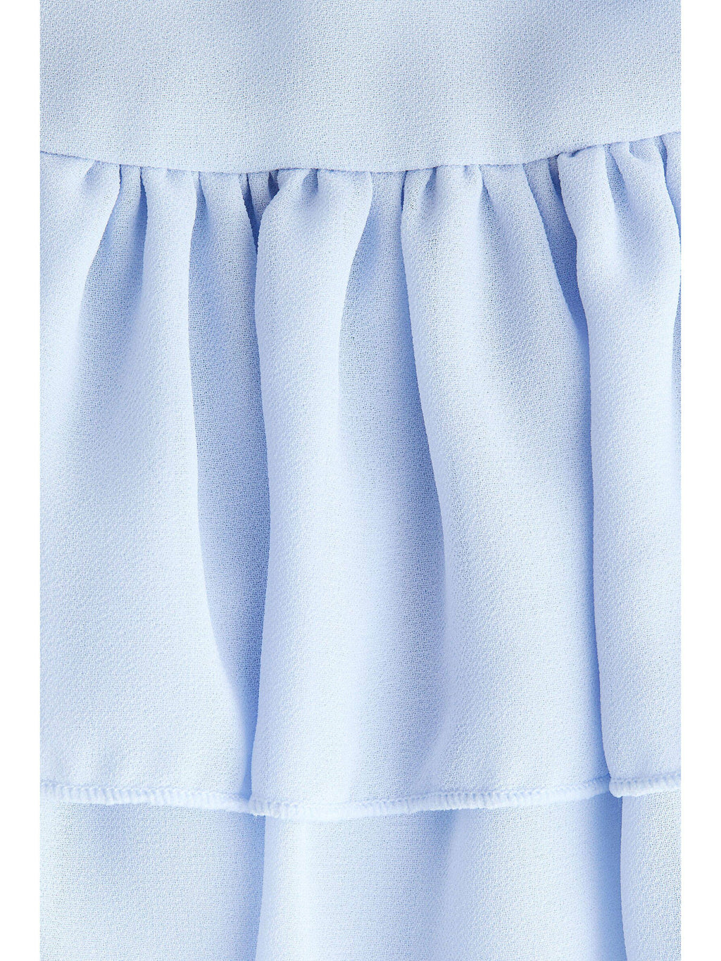 Women Blue Flounced Tie-Front Blouse | S67 - view 6