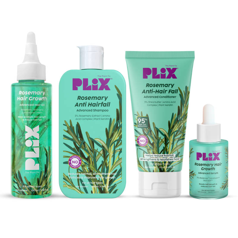 Rosemary Anti Hairfall Kit - Hair Oil, Shampoo, Conditioner & Serum | PL1 - view 1