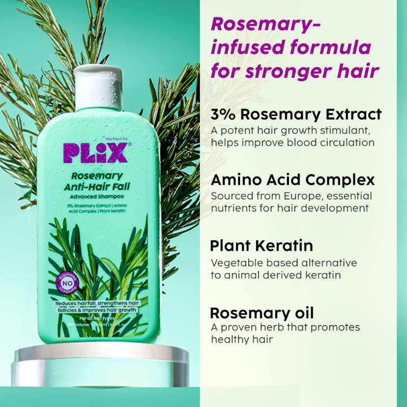Rosemary Anti Hairfall Kit - Hair Oil, Shampoo, Conditioner & Serum | PL1 - view 4