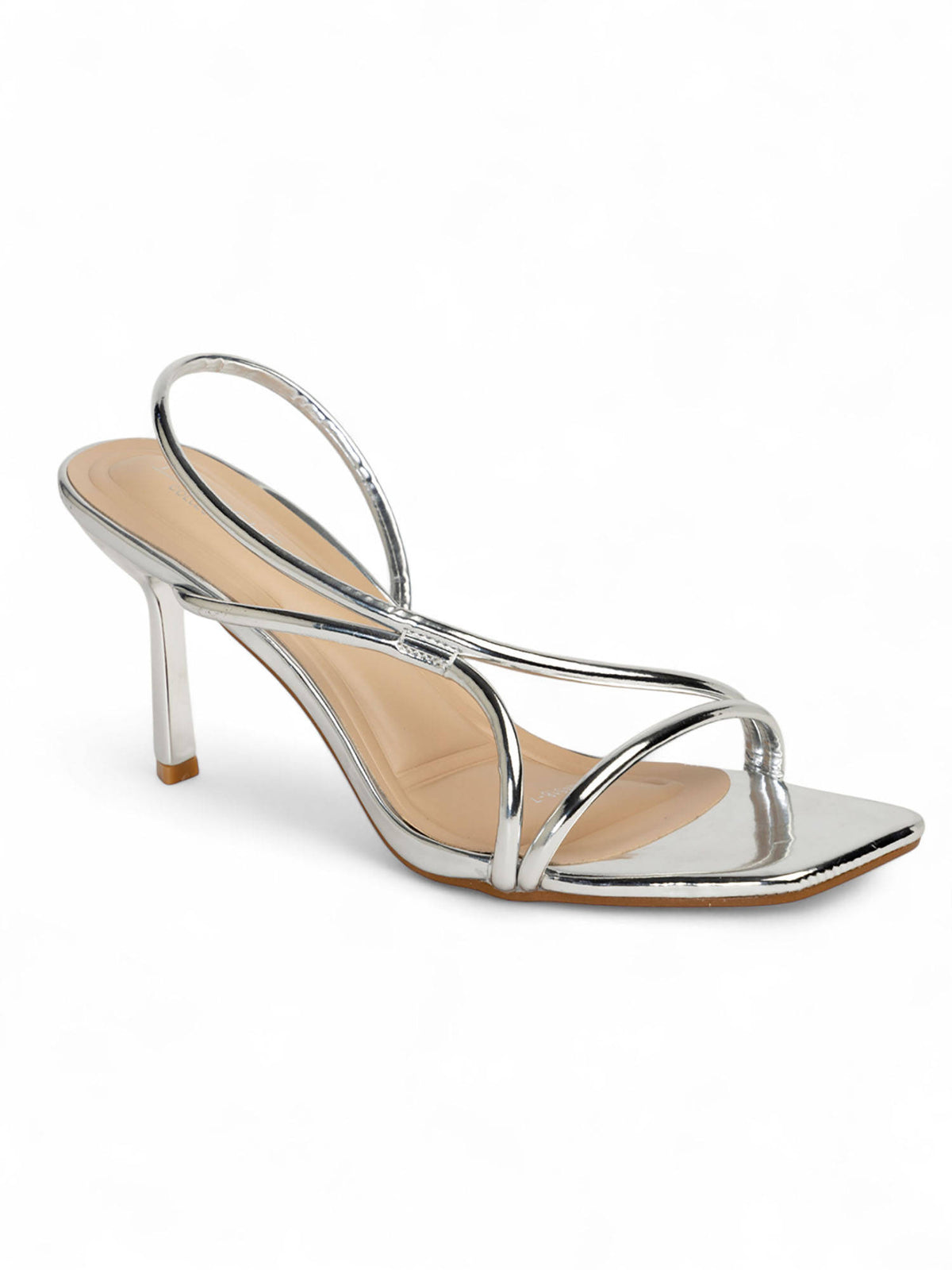 Gold Solid Stiletto Heels | H78 - view 8