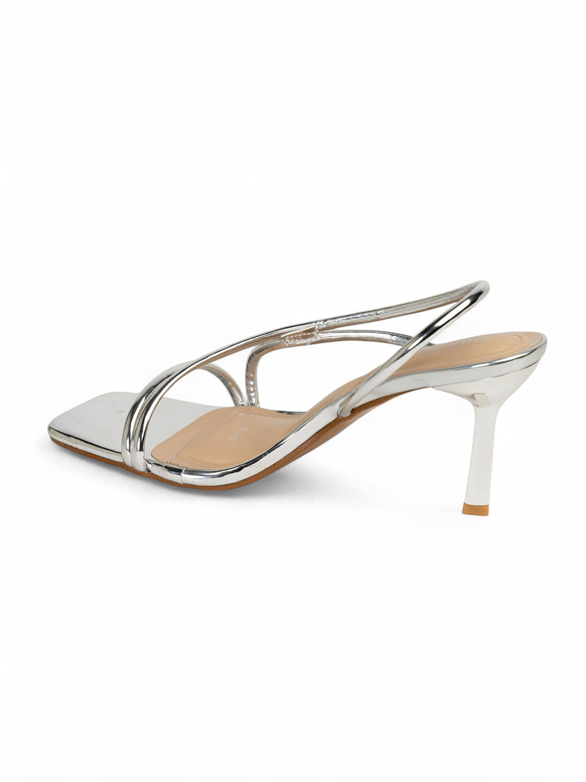 Gold Solid Stiletto Heels | H78 - view 9