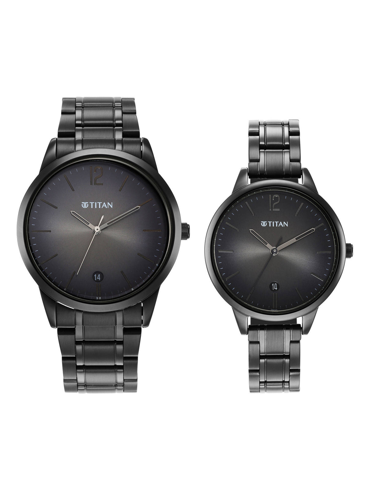 Anthracite Dial Analog Watch for Couple (18062617NM01) | W92 - view 1
