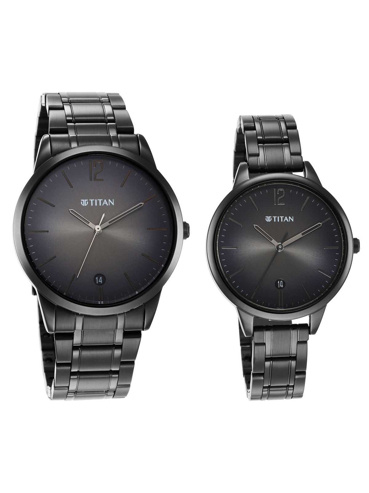 Anthracite Dial Analog Watch for Couple (18062617NM01) | W92 - view 2