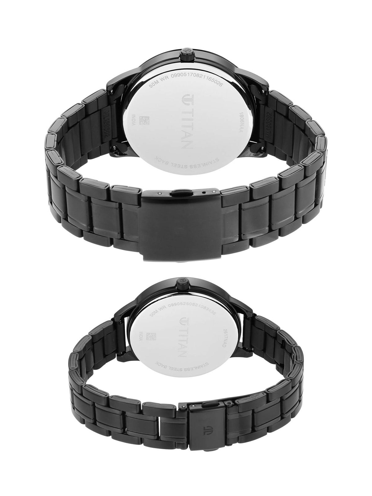 Anthracite Dial Analog Watch for Couple (18062617NM01) | W92 - view 5