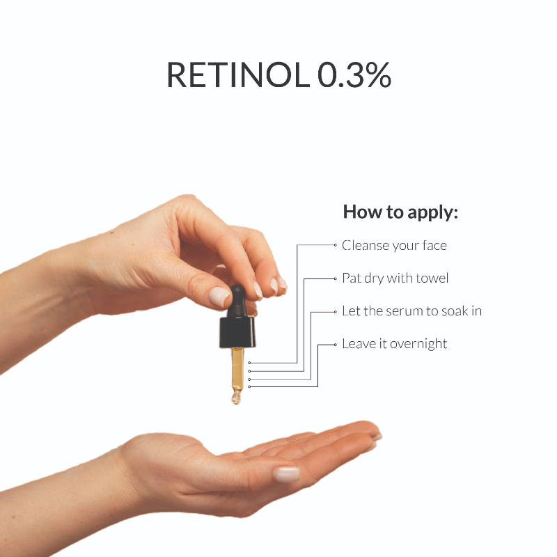 0.3% Retinol Anti Aging Night Face Serum | Z8 - view 3