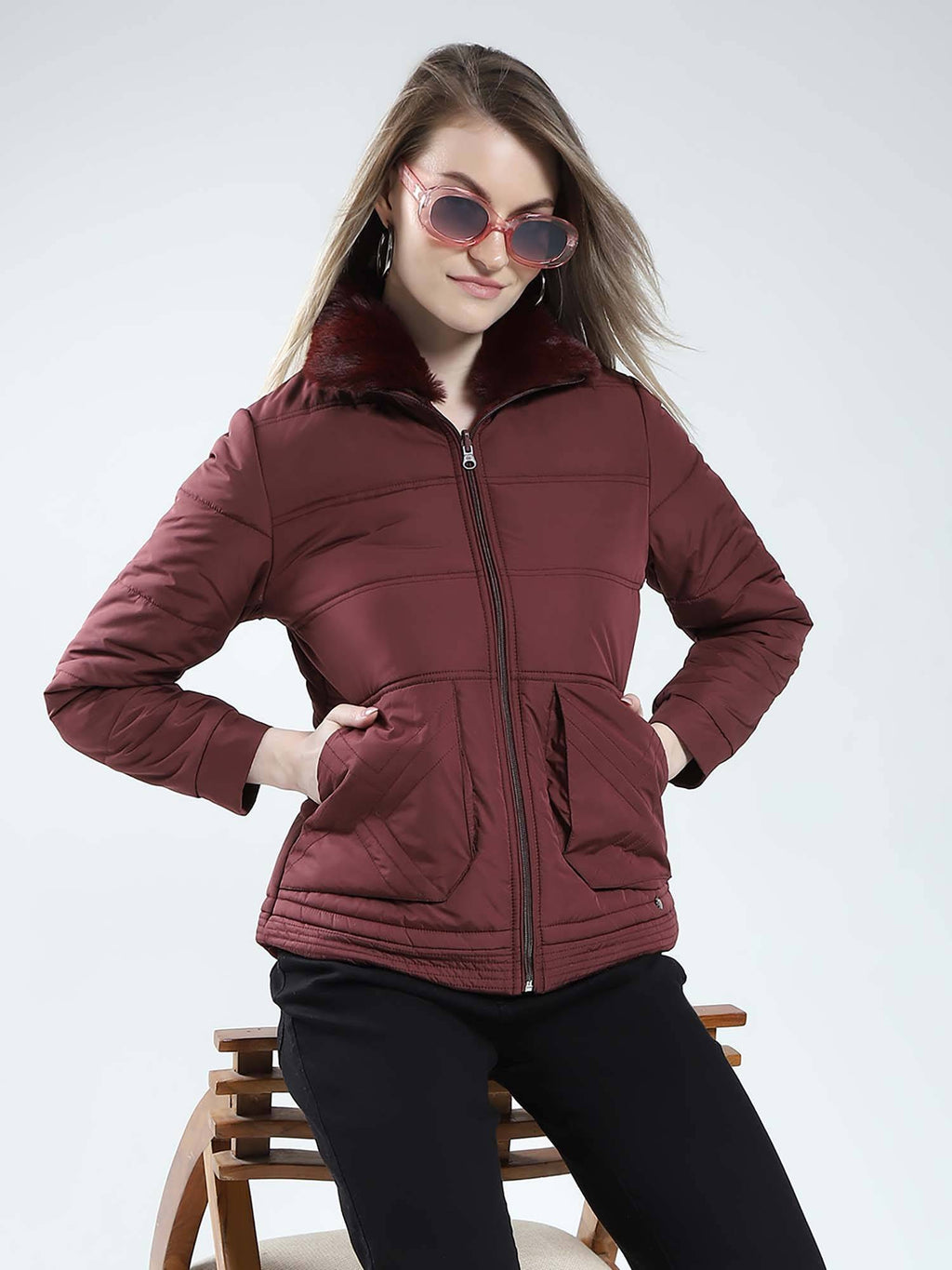 Navy Blue Quilted Jacket | JC78 - view 12