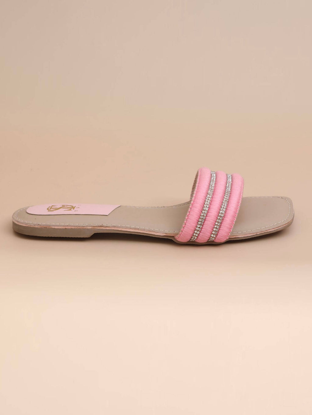 Pink Lacey Flats | F61 - view 4