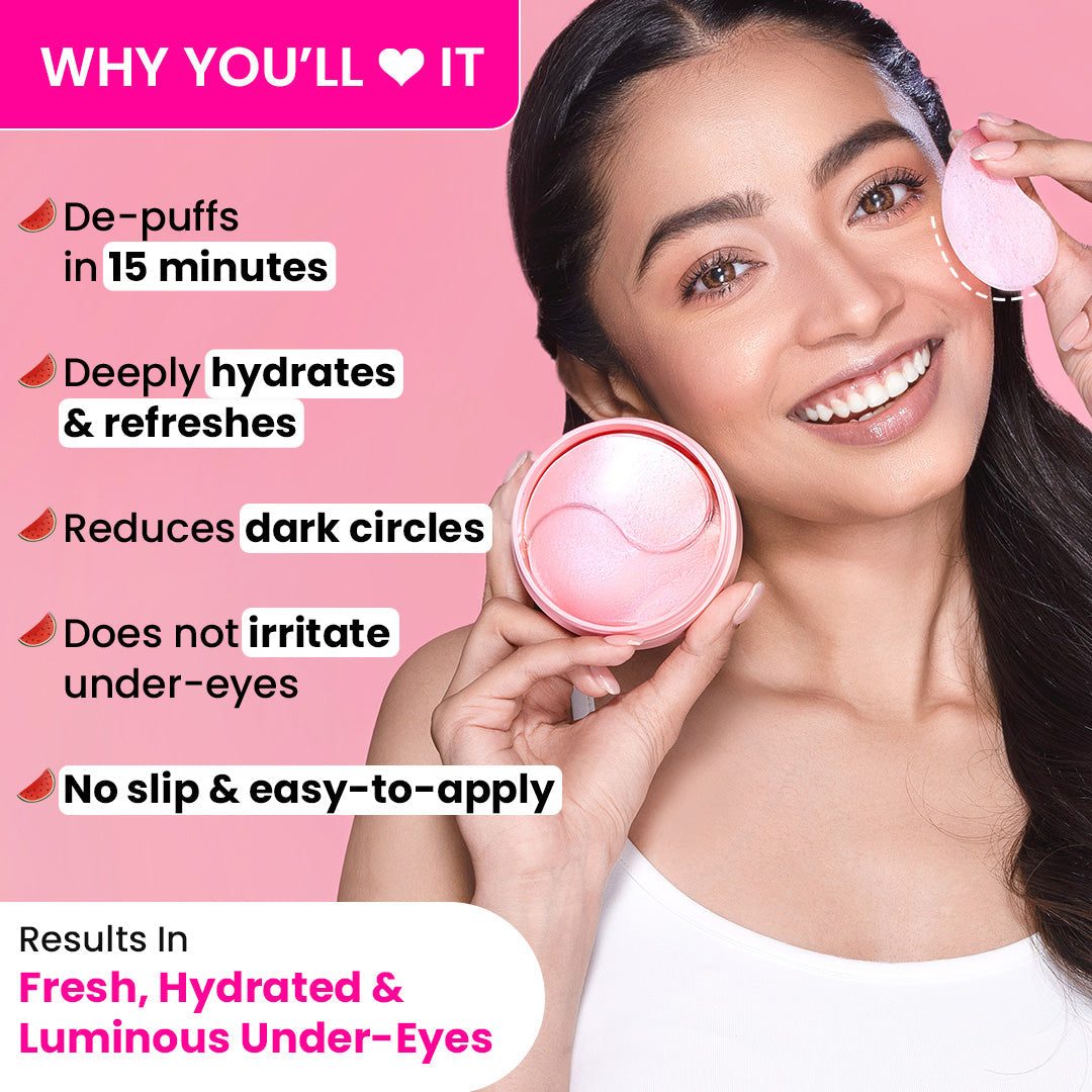 Watermelon Hydrogel Under-eye Patches