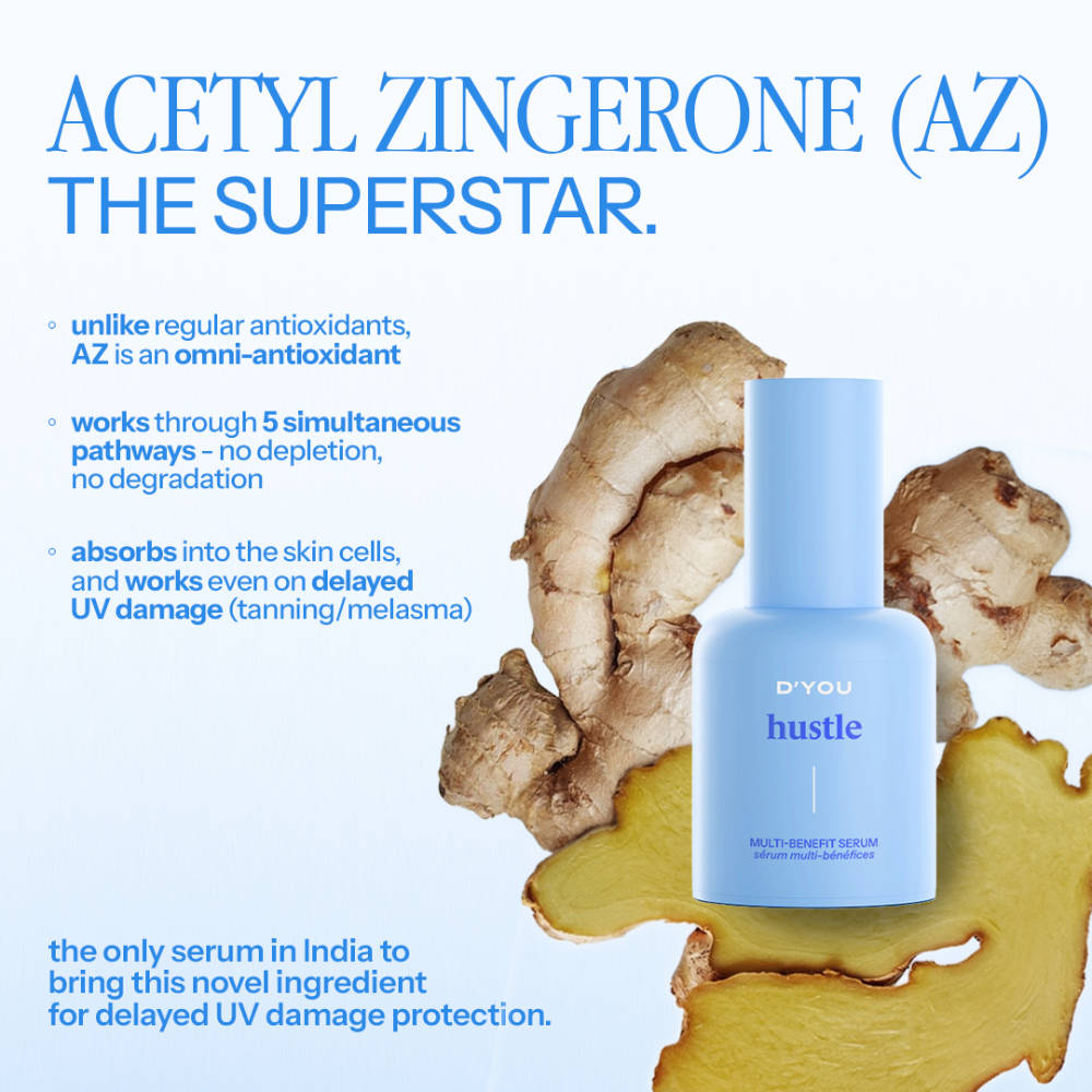 Hustle Serum With 5% Niacinamide, Hyaluronic Acid, Vitamin C For Acne & Pigmentation | Z8 - view 3