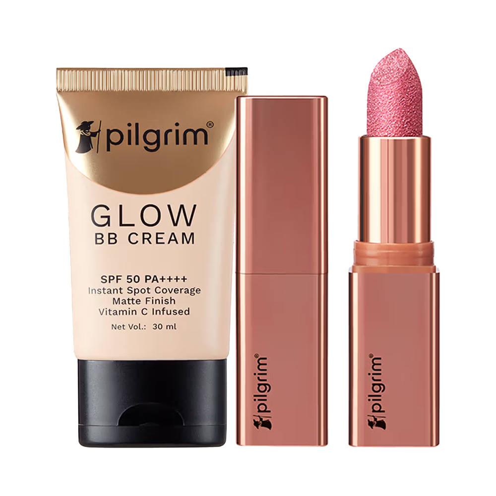Makeup Duo Glitter Matte My Habibi 07 Lipstick & Beige Glow BB Cream SPF 50 PA++++ | L12 - view 1