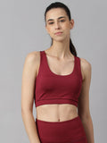 Women Black Anti Static Slim Fit Low Impact Sports Bra | sb09 - view 9