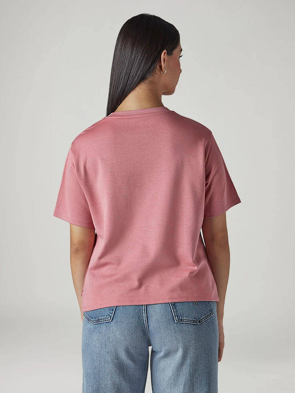 Red Solid/Plain Half Sleeves Relaxed T-Shirt | TS56 - view 12