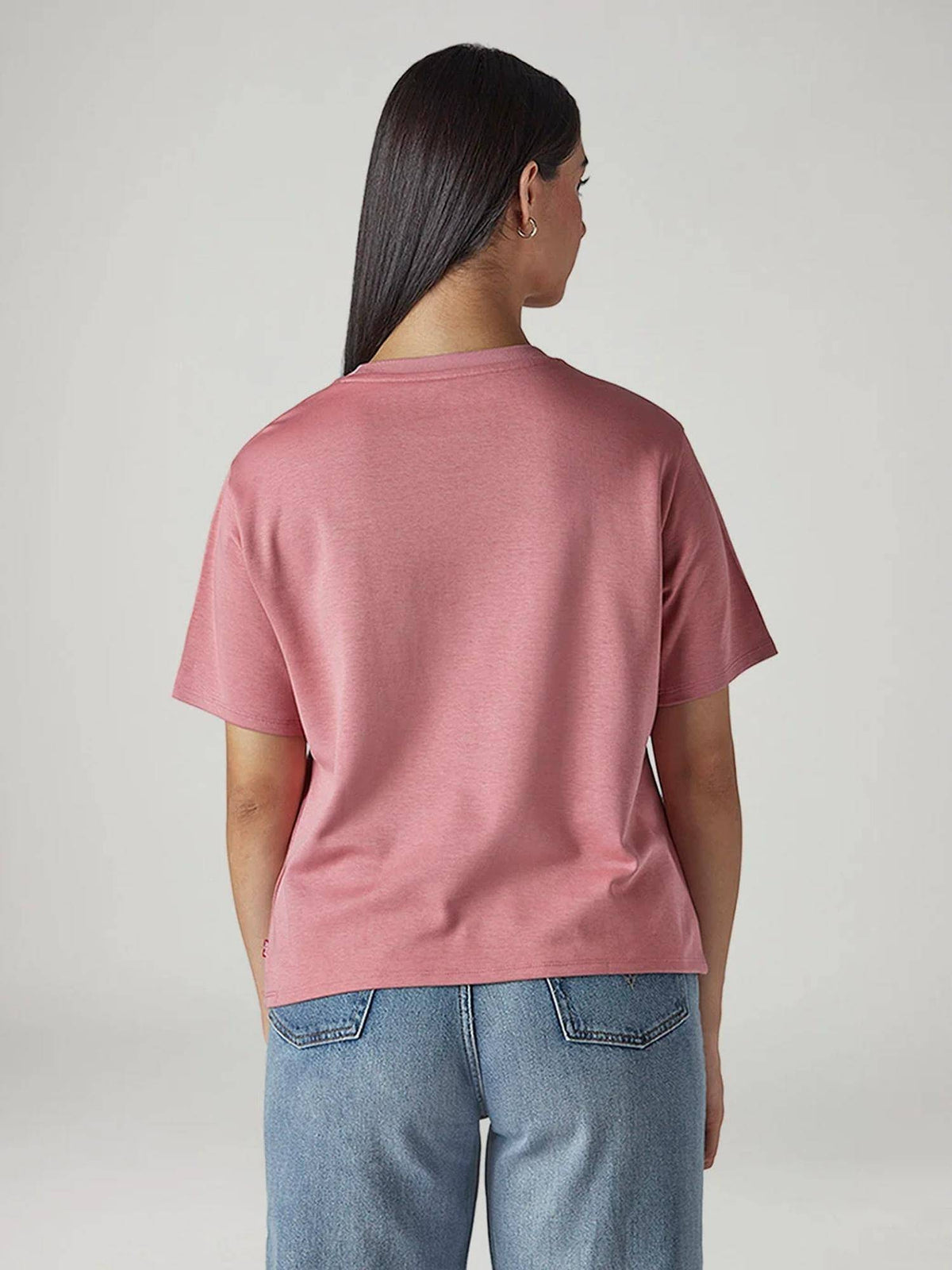 Red Solid/Plain Half Sleeves Relaxed T-Shirt | TS56 - view 12