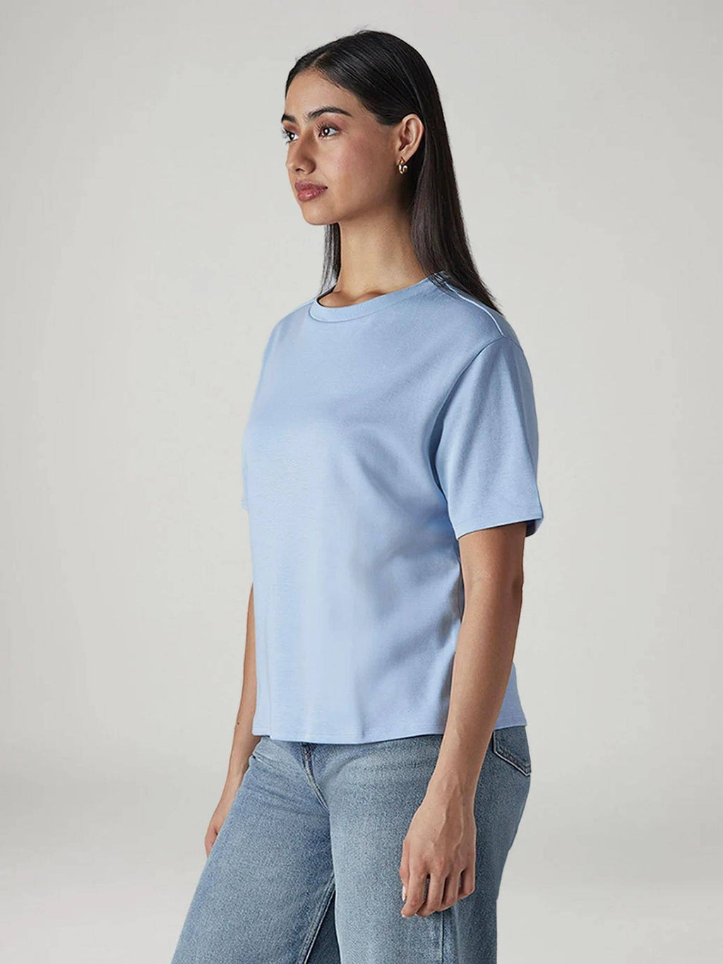 Red Solid/Plain Half Sleeves Relaxed T-Shirt | TS56 - view 18