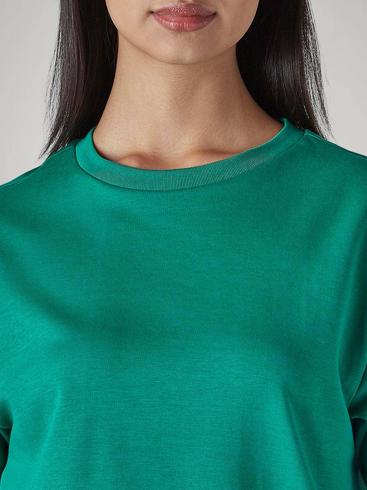 Red Solid/Plain Half Sleeves Relaxed T-Shirt | TS56 - view 24