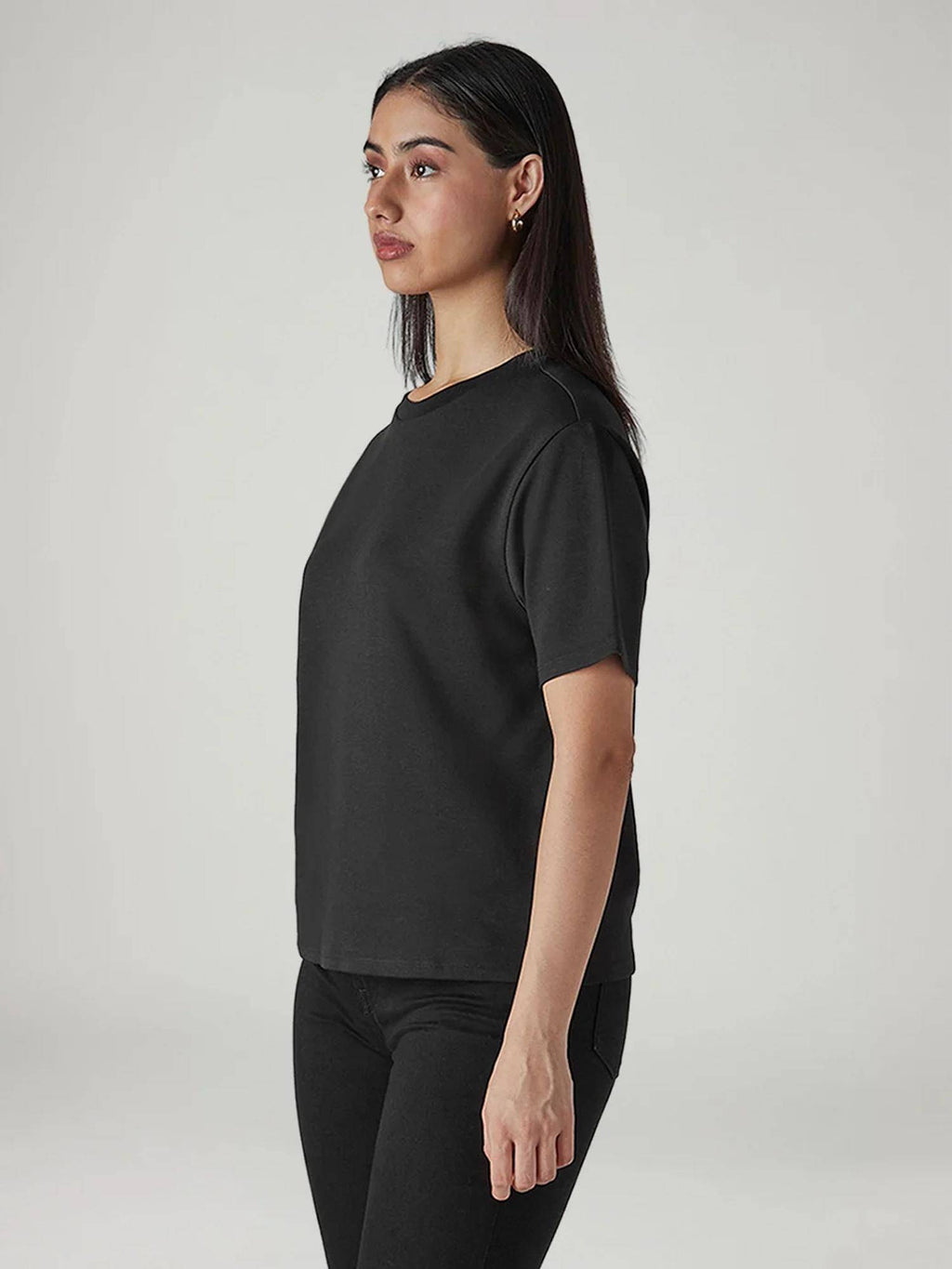 Red Solid/Plain Half Sleeves Relaxed T-Shirt | TS56 - view 8