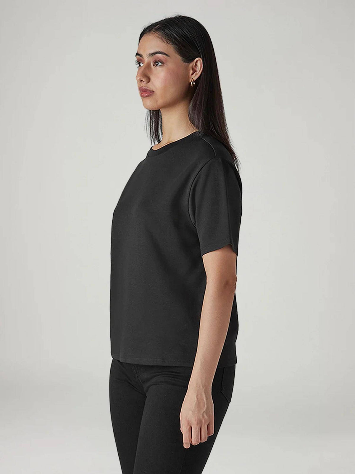 Red Solid/Plain Half Sleeves Relaxed T-Shirt | TS56 - view 8