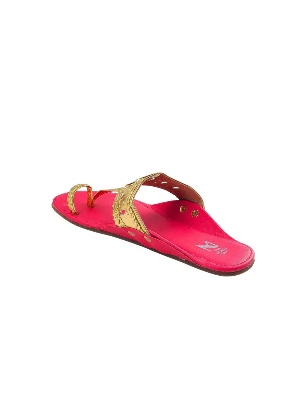 Women Kolhapuri in Gold | F61 - view 7