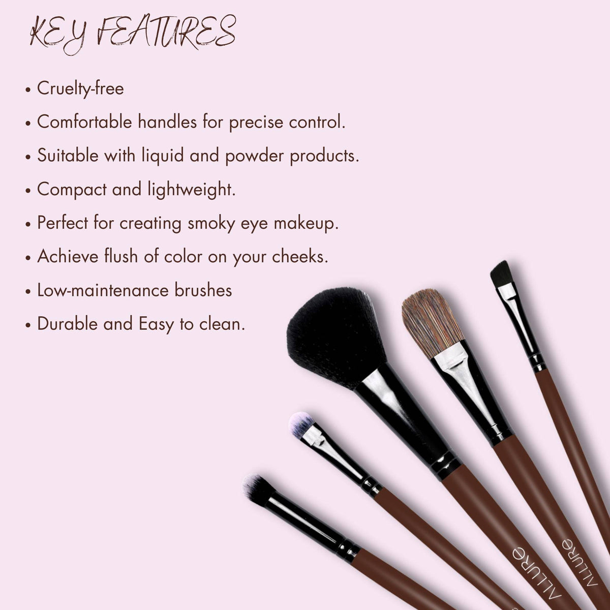 Makeup Brush Set - Pack Of 5 | T32 - view 2