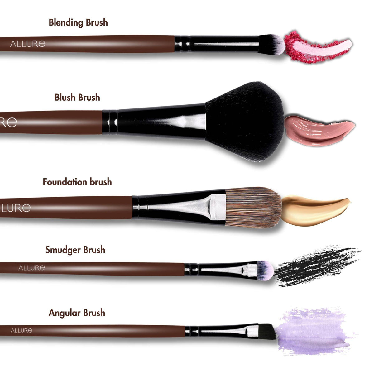 Makeup Brush Set - Pack Of 5 | T32 - view 3