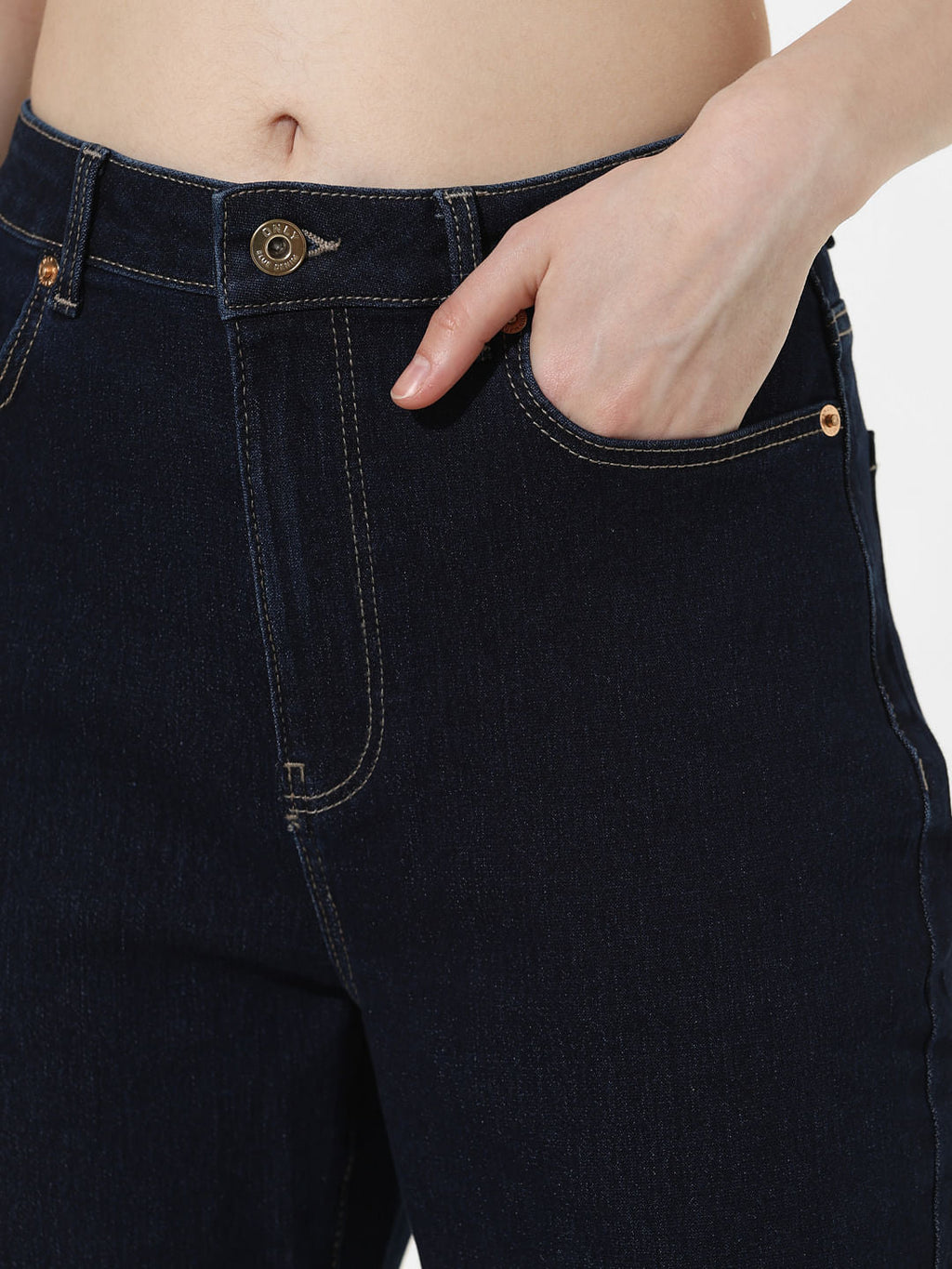 Dark Blue High Rise Paola Flared Jeans