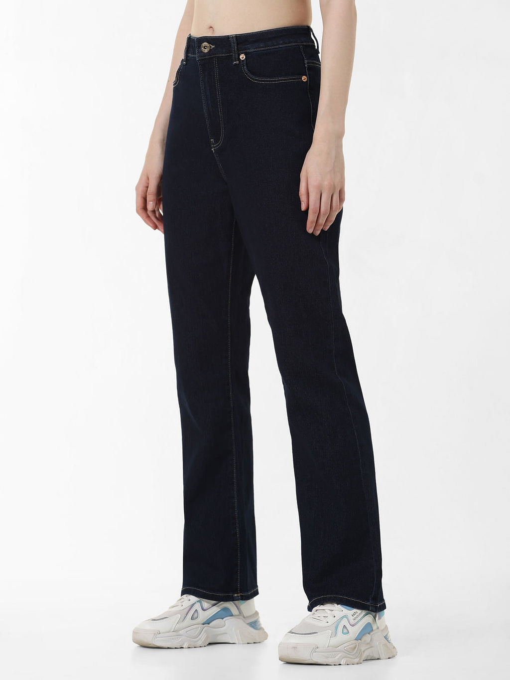 Dark Blue High Rise Paola Flared Jeans