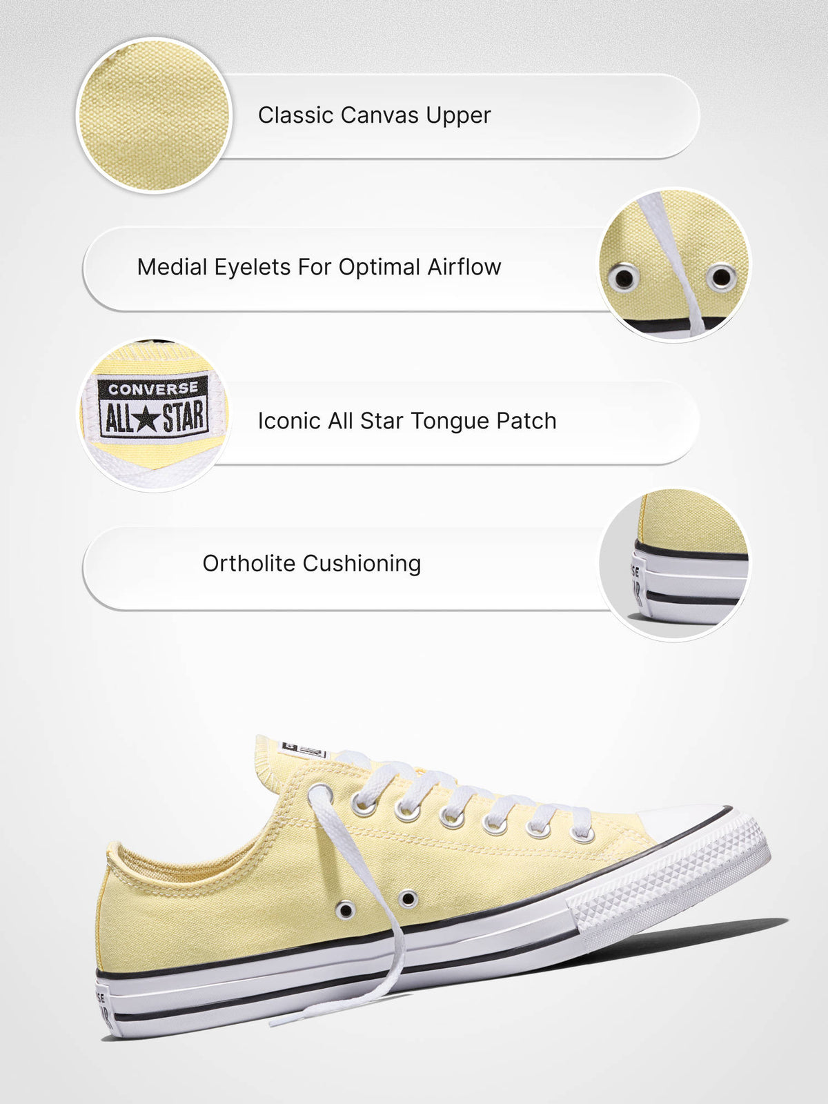 Unisex Chuck Taylor All Star Low Top Sneakers | SN09 - view 54