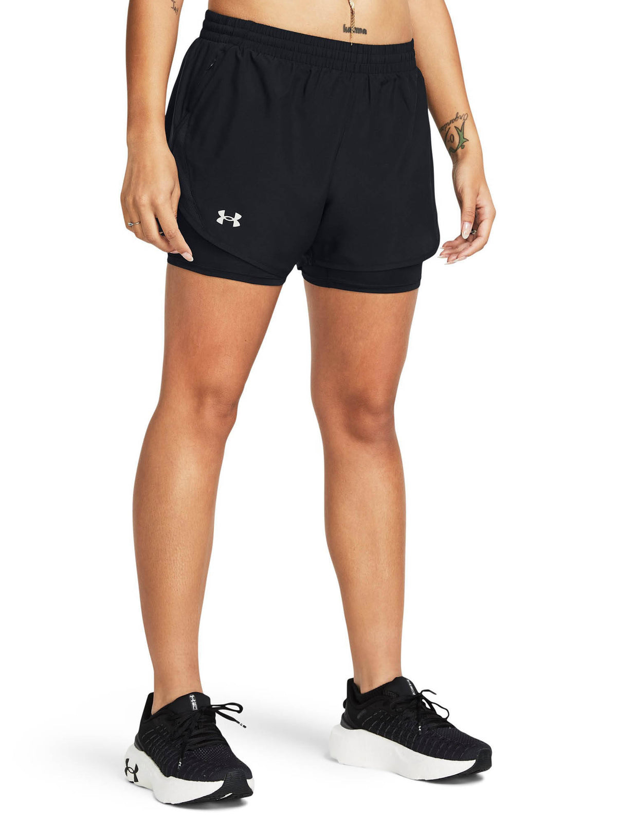 Womens Fly-By 2-In-1 Shorts - view 1