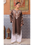 Women Red Embroidered Straight Kurta | FY93 - view 15