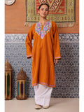 Women White Embroidered Straight Kurta | U3S - view 3