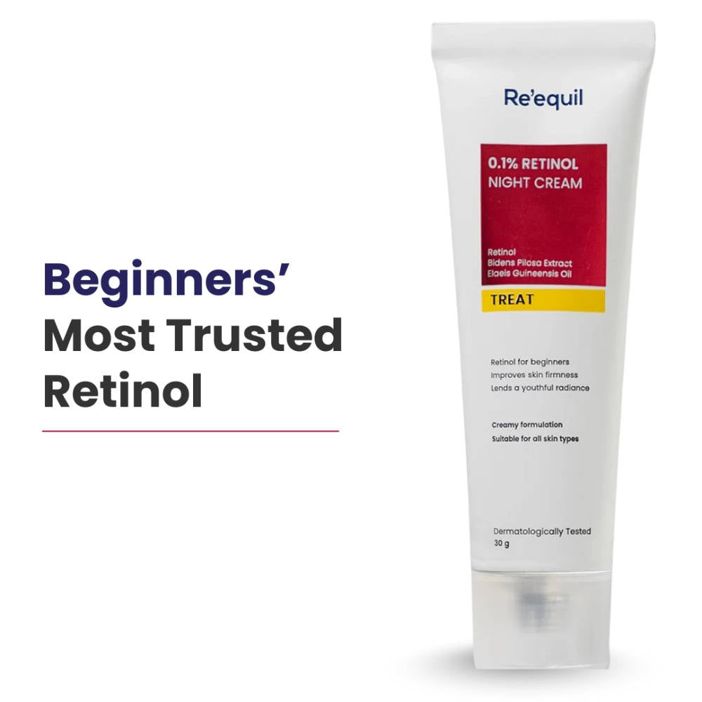 0.1% Retinol Night Creamtreat For Wrinkles & Skin Tightening | FC3 - view 1
