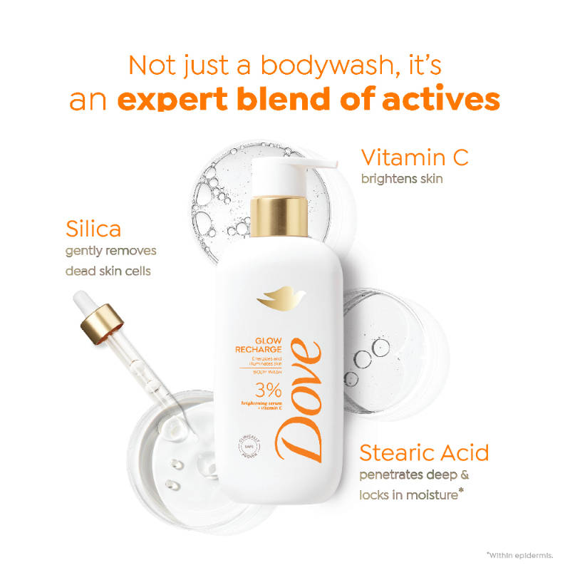 3% Brightening Serum + Vitamin C Glow Recharge Serum Body Wash | B20 - view 5