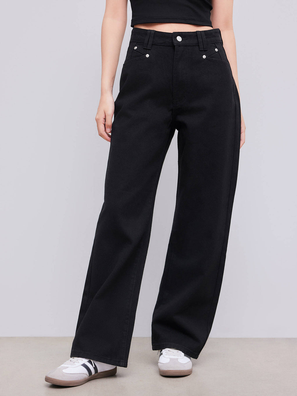 Denim High Waist Wide Leg Jeans | ST23 - view 2