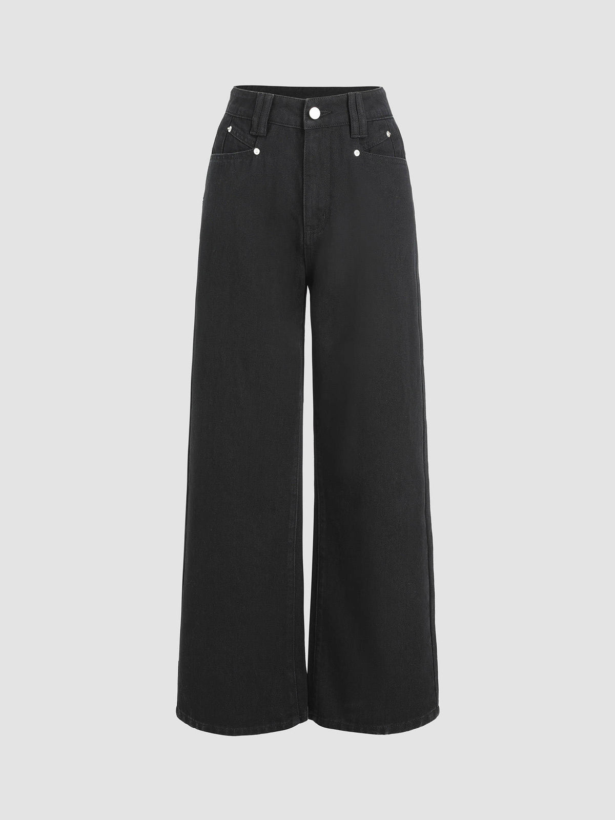 Denim High Waist Wide Leg Jeans | WL90 - view 8