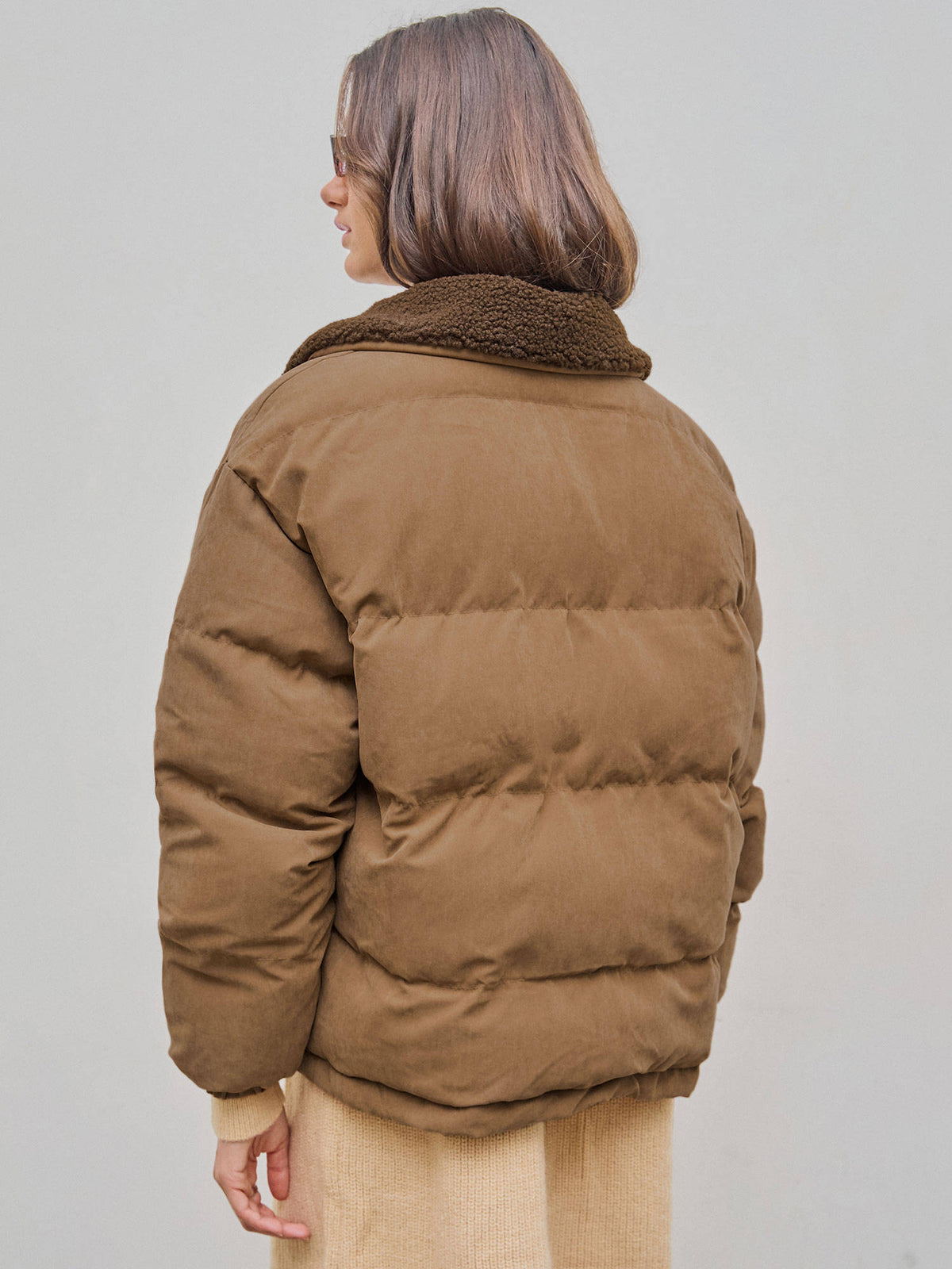 Teddy Collar Pocket Puffer Jacket | JC78 - view 5
