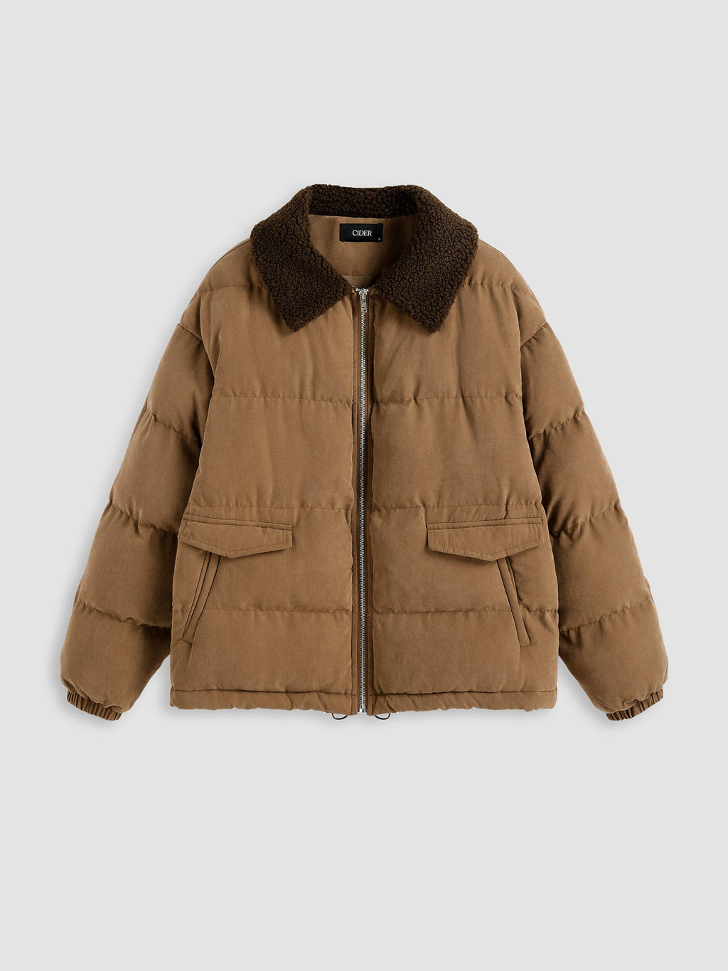 Teddy Collar Pocket Puffer Jacket | JC78 - view 7