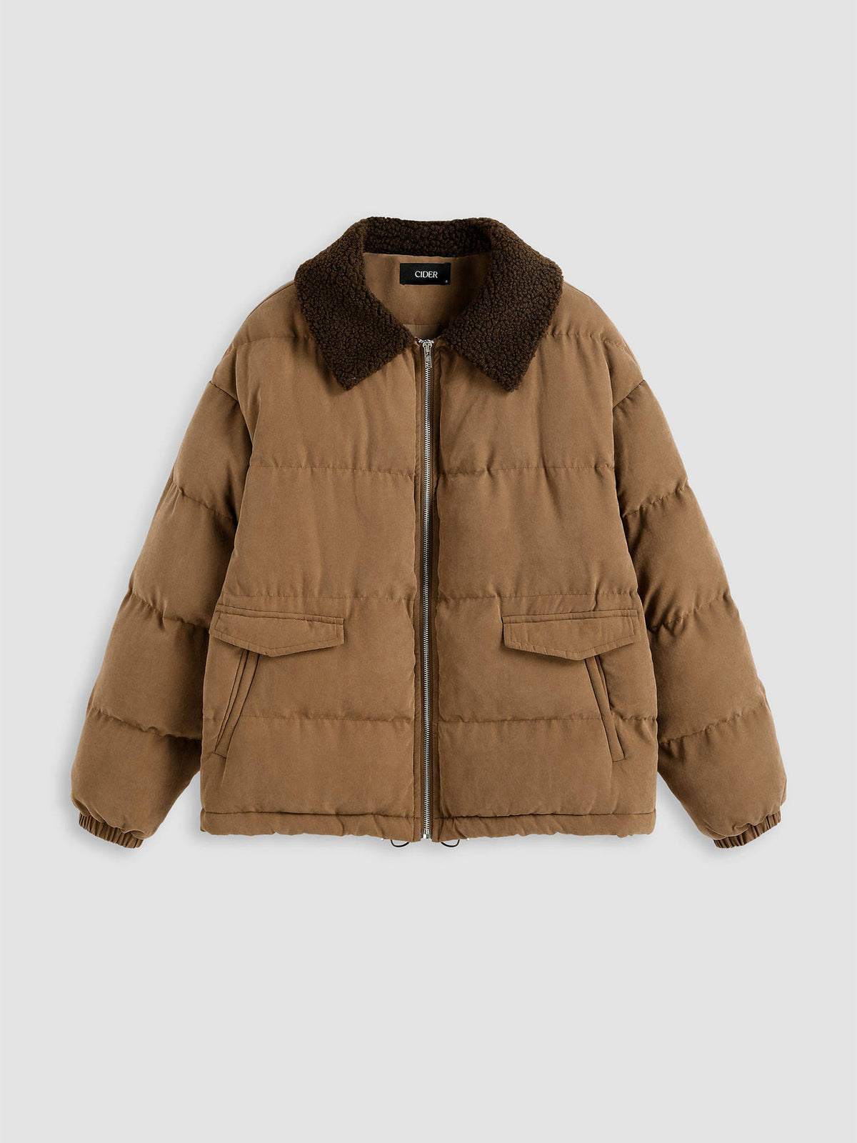 Teddy Collar Pocket Puffer Jacket | JC78 - view 7