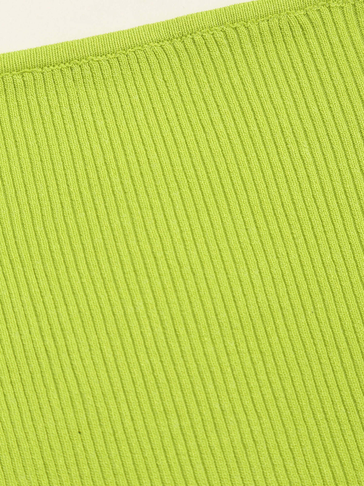 Asymmetrical Hem Knitted Crop Tube Top | TT90 - view 5