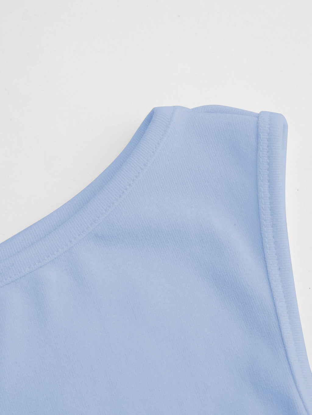 Boat Neck Ruched Solid Crop Tank Top | TT98 - view 16