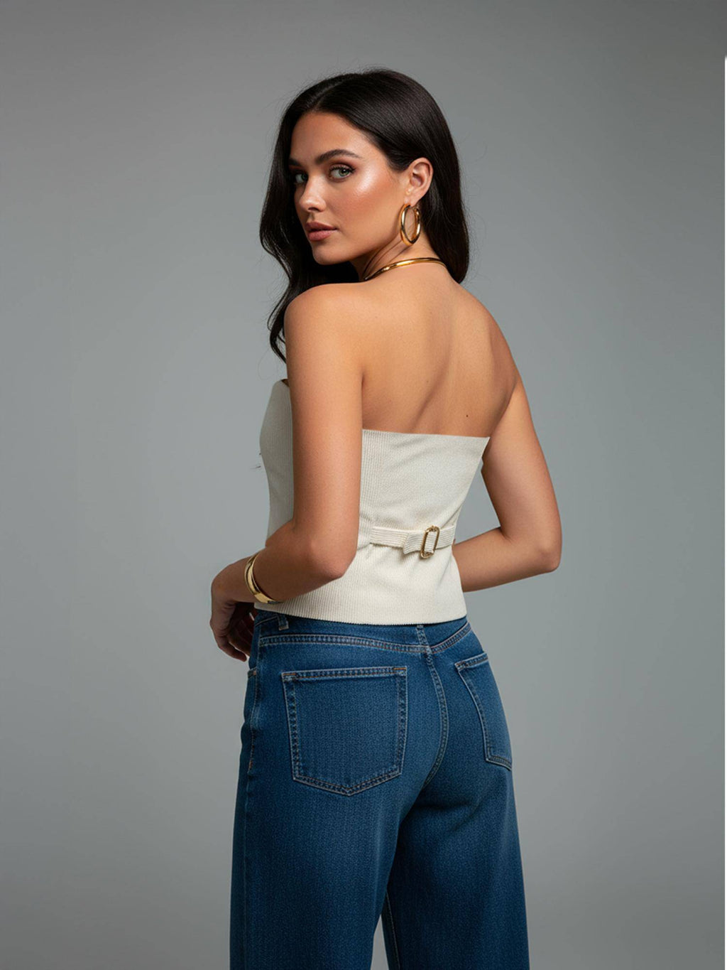 Structured Strapless Modern Muse Corset Top | TT90 - view 2